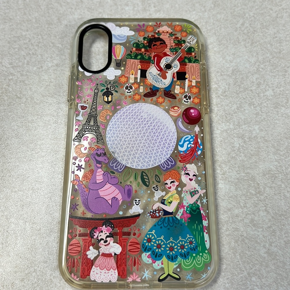iPhone XR case Epcot Figment Coco Frozen Minnie